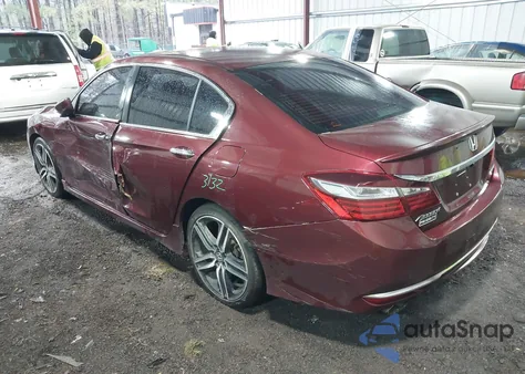 2016 Honda Accord Sport from USA, damaged, VIN 1HGCR2F6XGA201386